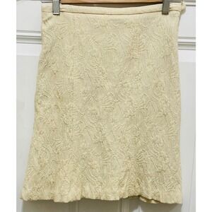 Yoana Baraschi Textured Mini Skirt Fitted Career Party Size 4